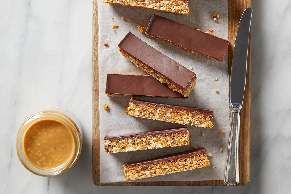 Peanut Butter Raw Nut Slice