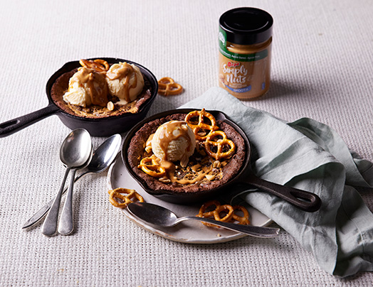 Simply Nutty Chocolate Hot Cake